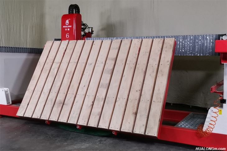 Table tilt of Automatic Stone Bridge Saw