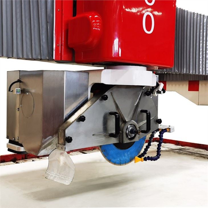 Hualong Stone Machinery 5 Axis Bridge CNC Stone Cutting And Milling Machine For Marble And Granite Countertop Cutting Drilling Machine