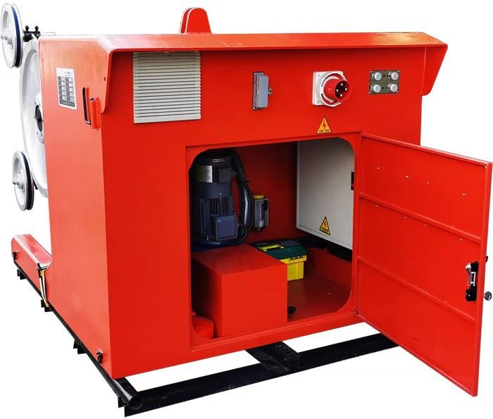 Diamond Wire Saw Machine On Quarry